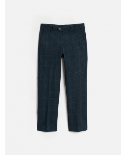Брюки детские для мальчиков Pavel pt reg1 синяя клетка