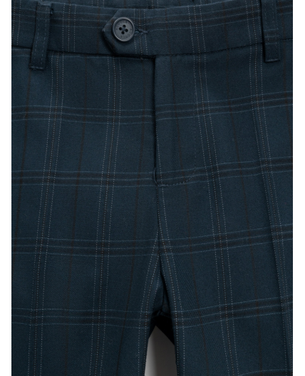 Брюки детские для мальчиков Pavel pt reg1 синяя клетка