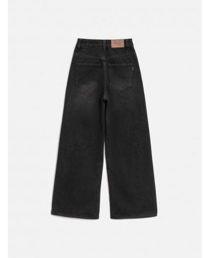 Брюки джинсовые детские для девочек Poka1 черный