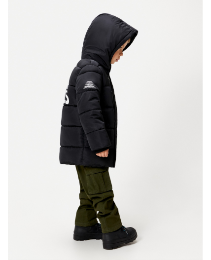 Пальто детское для мальчиков Rabban черный