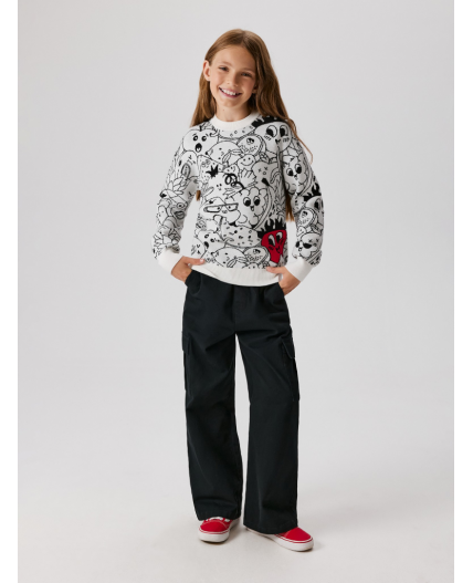 Джемпер детский для девочек Ricky разноцветный