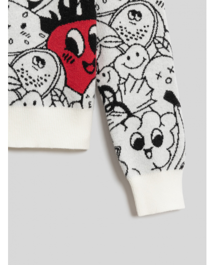 Джемпер детский для девочек Ricky разноцветный