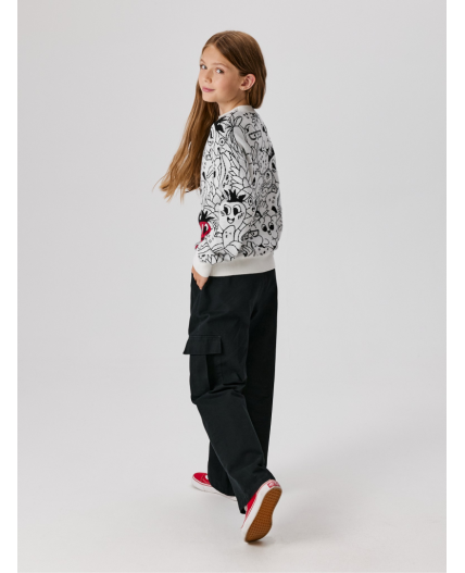 Джемпер детский для девочек Ricky разноцветный