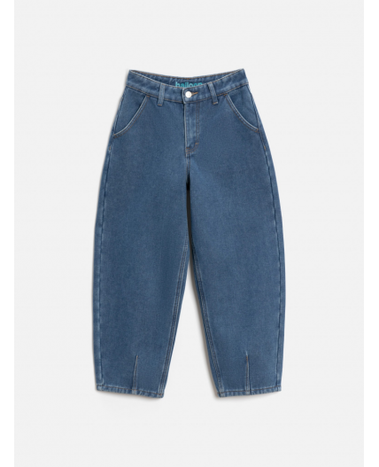 Брюки джинсовые (утепленные) детские для мальчиков Rinner синий