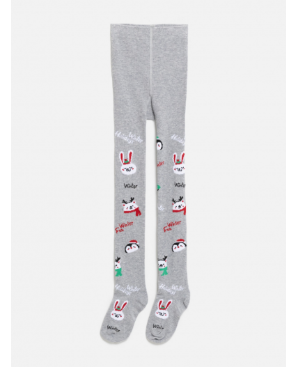 Колготки детские Ritta серый меланж