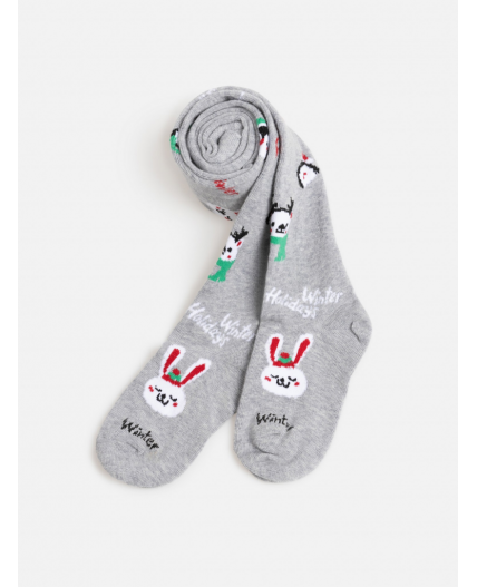 Колготки детские Ritta серый меланж