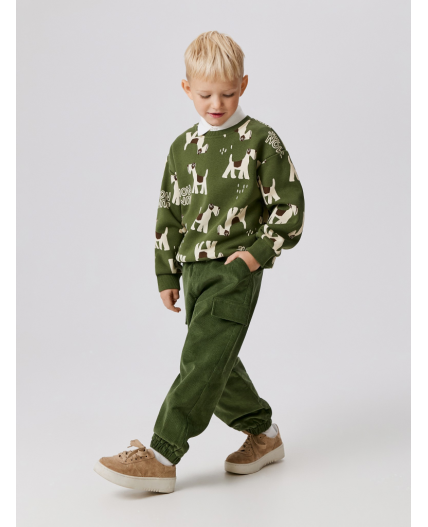 Брюки (утепленные) детские для мальчиков Salas хаки