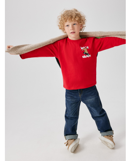 Джемпер детский для мальчиков Sinterklas красный