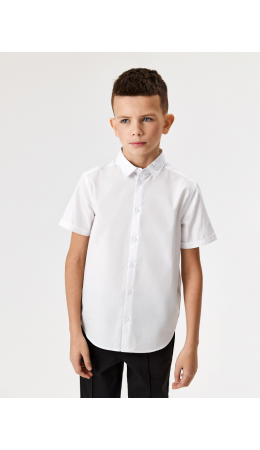 Сорочка верхняя детская для мальчиков Siyan жемчужно-белый