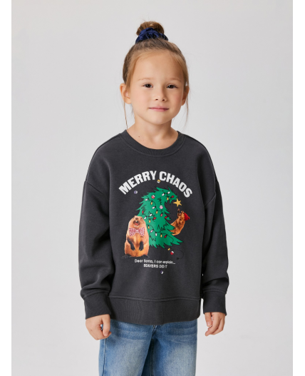 Джемпер детский для девочек Somalia графитовый