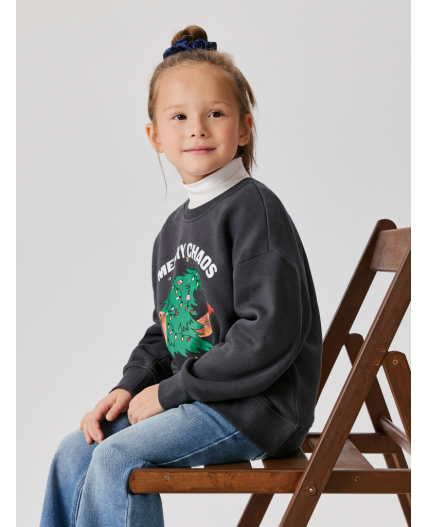 Джемпер детский для девочек Somalia графитовый