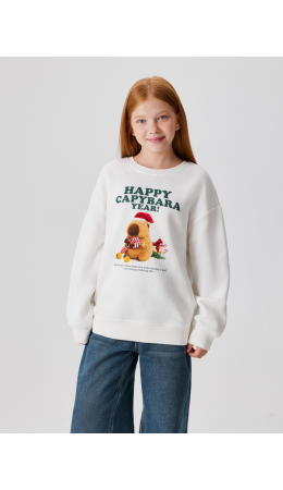 Джемпер детский для девочек Somalia молочный