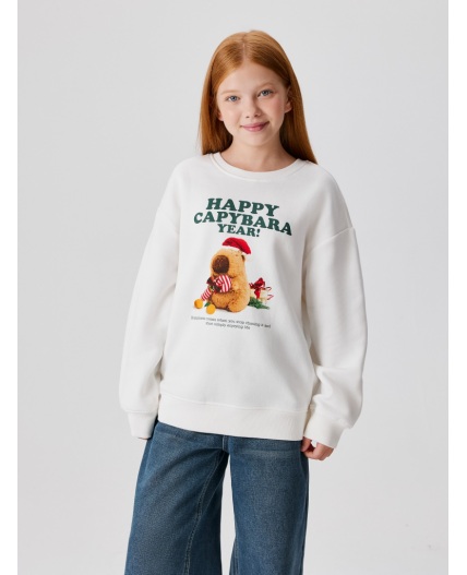 Джемпер детский для девочек Somalia молочный