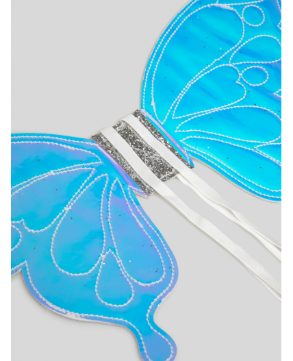 Украшение для карнавального костюма (крылья) Sonia серебряный