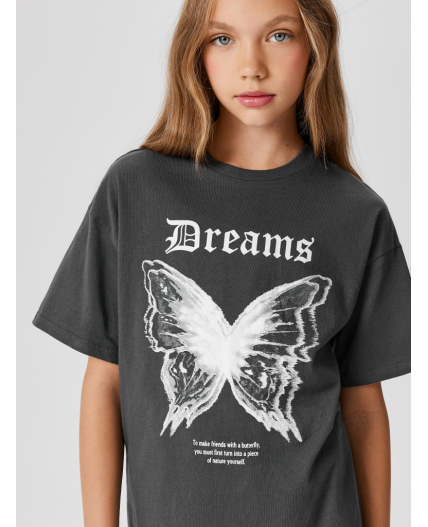 Набор детский для девочек ((1)футболка и (2)шорты) Svati графитовый