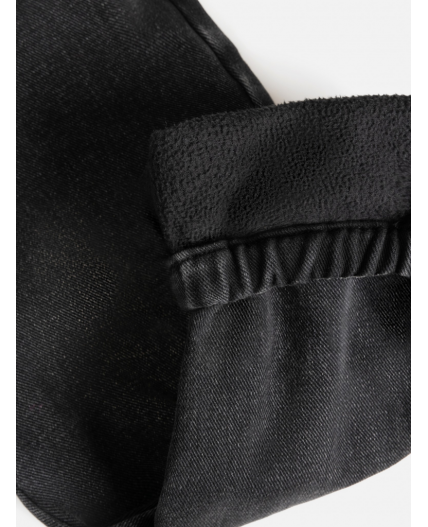 Брюки джинсовые (утепленные) детские для мальчиков Tani темно-серый