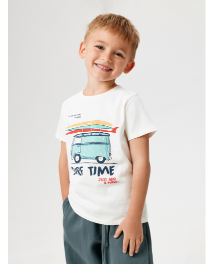 Футболка детская для мальчиков Timor белый