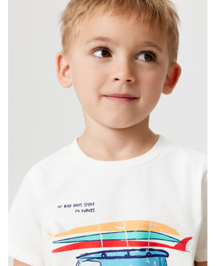 Футболка детская для мальчиков Timor белый