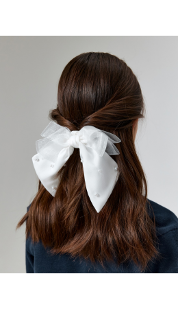 Резинка для волос детская Twish белый