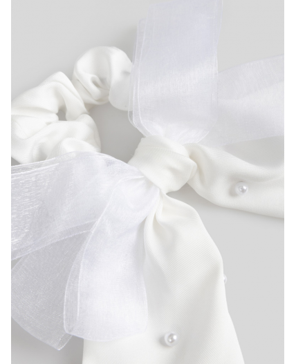 Резинка для волос детская Twish белый