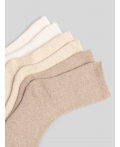 Носки жен. в наборе из 3 пар Uzkuz_G бежевый