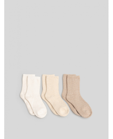 Носки детские в наборе из 3 пар Uzkuz_G бежевый