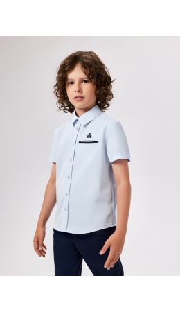 Сорочка верхняя детская для мальчиков Vasiliy голубой