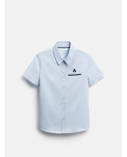 Сорочка верхняя детская для мальчиков Vasiliy голубой