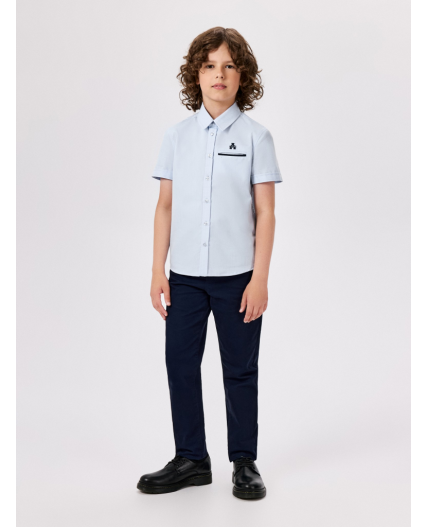 Сорочка верхняя детская для мальчиков Vasiliy голубой