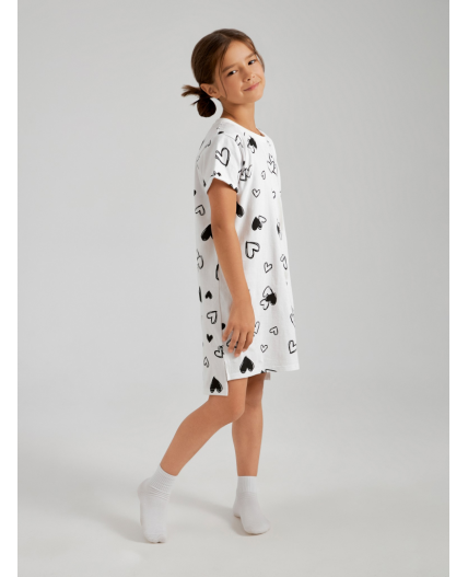 Ночная сорочка детская для девочек Venkian набивка