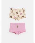 Трусы детские для девочек в наборе из 2шт Vorona цвет в ассортименте