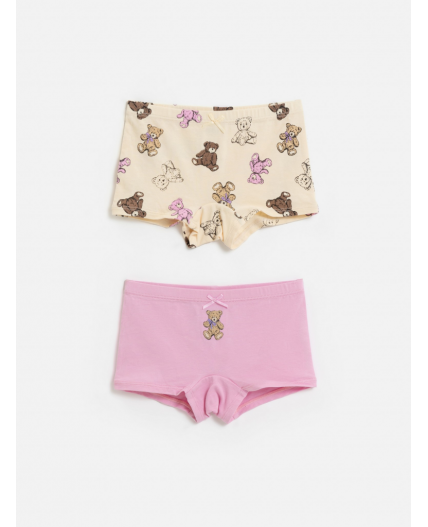 Трусы детские для девочек в наборе из 2шт Vorona цвет в ассортименте