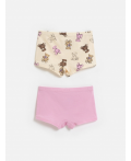 Трусы детские для девочек в наборе из 2шт Vorona цвет в ассортименте