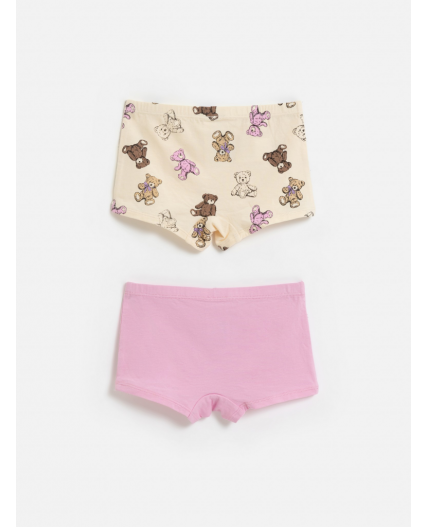 Трусы детские для девочек в наборе из 2шт Vorona цвет в ассортименте