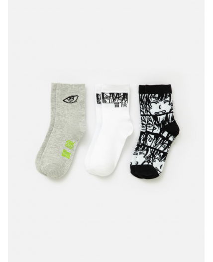 Носки детские в наборе из 3 пар Yarton цвет в ассортименте