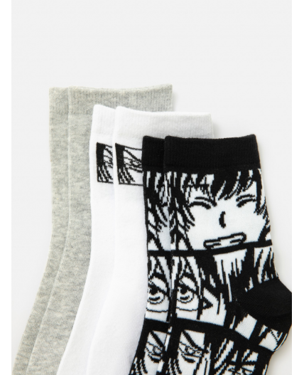 Носки детские в наборе из 3 пар Yarton цвет в ассортименте