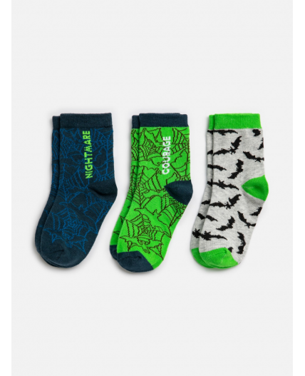 Носки детские в наборе из 3 пар Zermei цвет в ассортименте