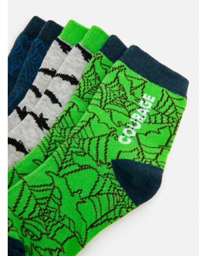 Носки детские в наборе из 3 пар Zermei цвет в ассортименте