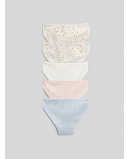 Трусы детские для девочек в наборе из 5 шт. Zita разноцветный