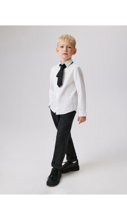 Брюки детские для мальчиков Antony черно-серый