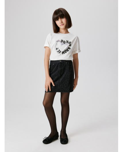 Юбка джинсовая детская для девочек Beka черный