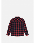 Сорочка верхняя детская для мальчиков Bento красная клетка