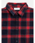 Сорочка верхняя детская для мальчиков Bento красная клетка