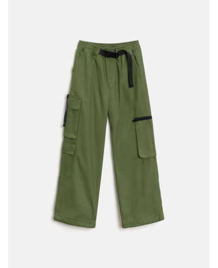 Брюки (утепленные) детские для мальчиков Crack хаки