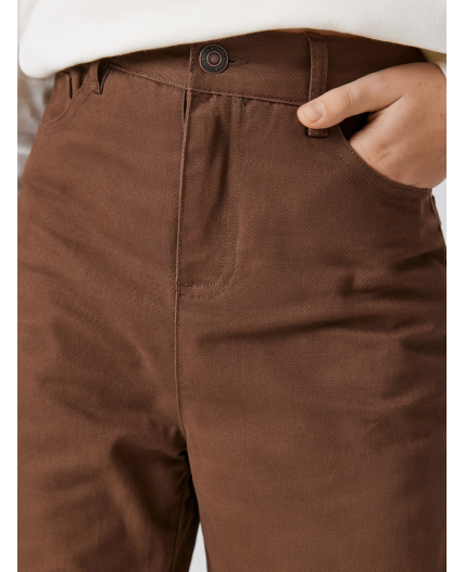 Брюки (утепленные) детские для мальчиков Galan коричневый