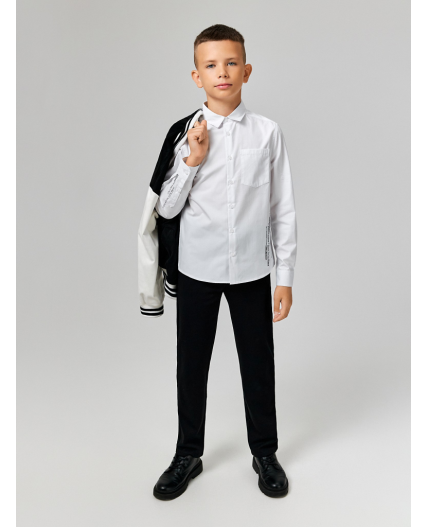 Сорочка верхняя детская для мальчиков Goran белый