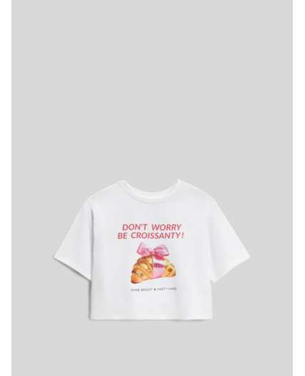 Футболка детская для девочек Heidari белый