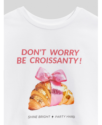 Футболка детская для девочек Heidari белый