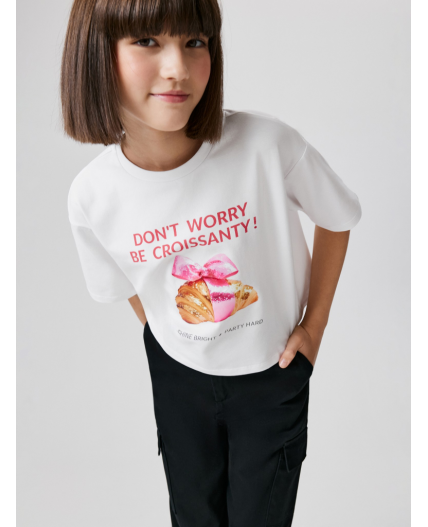 Футболка детская для девочек Heidari белый