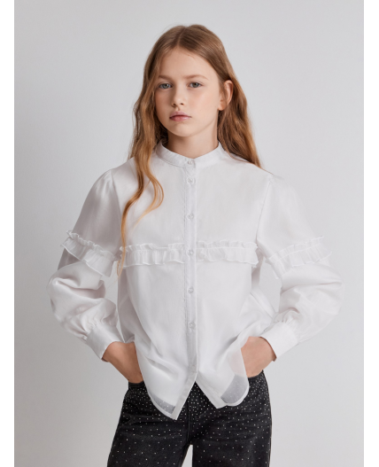 Блузка детская для девочек Imma белый